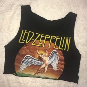 LED ZEPPELIN Crop Top